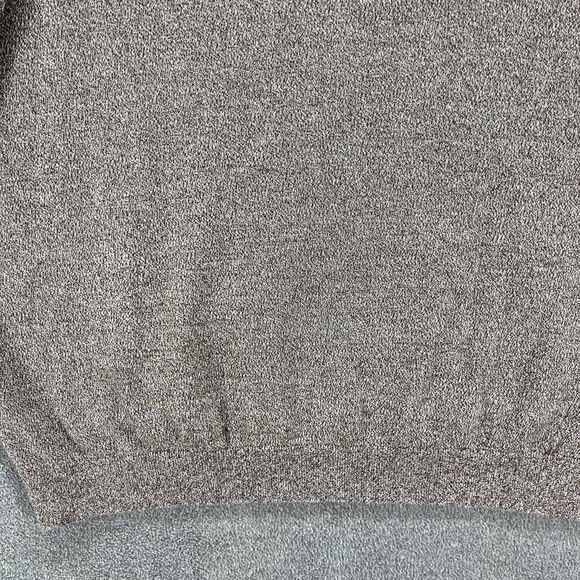 The Foundry Sweater Mens 2XL Tall Brown 1/4 Zip Long Sleeve Heather Pullover - Picture 15 of 16